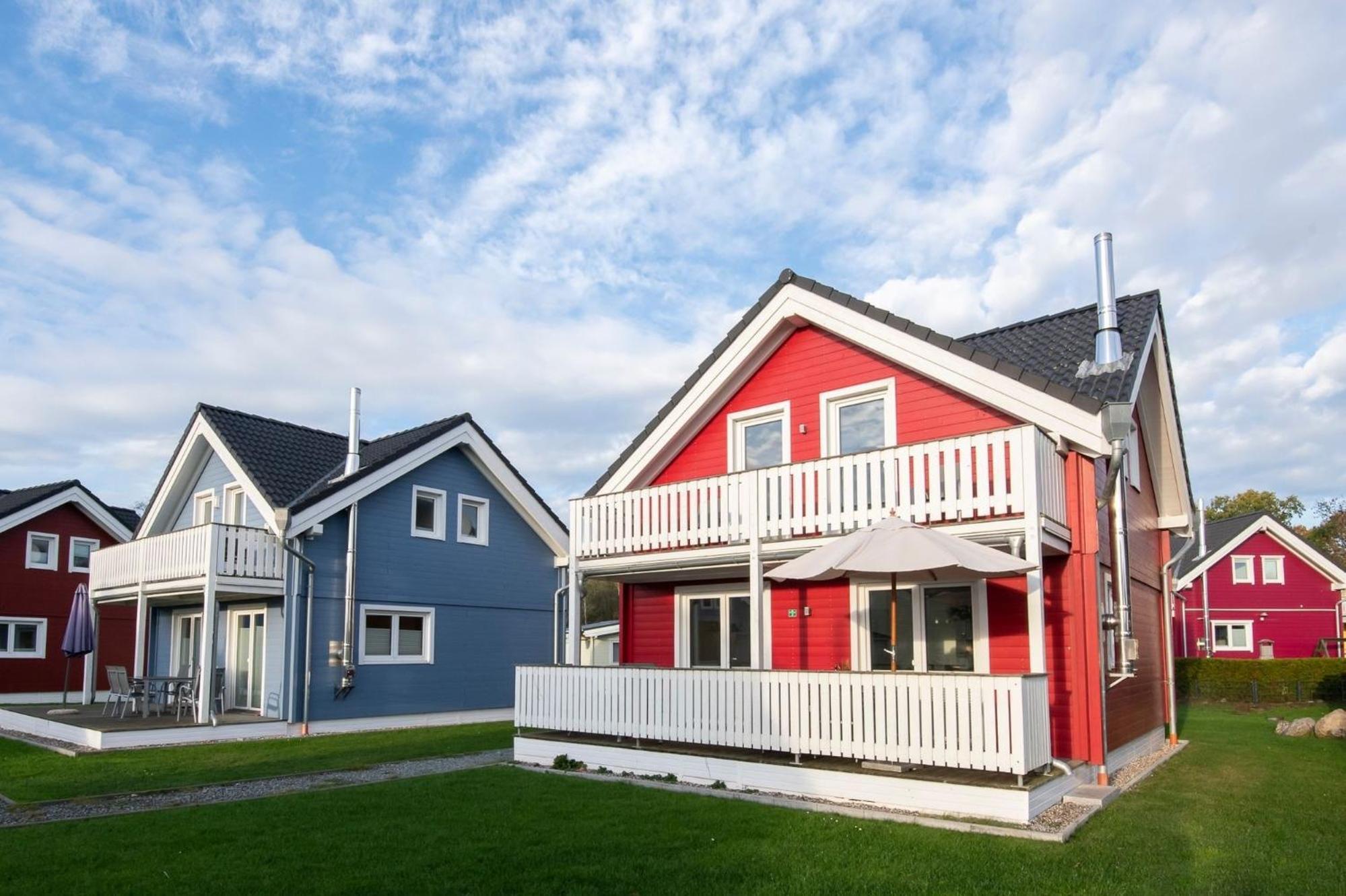 Seepark Suessau Ferienhaus Seerose 3 Buitenkant foto