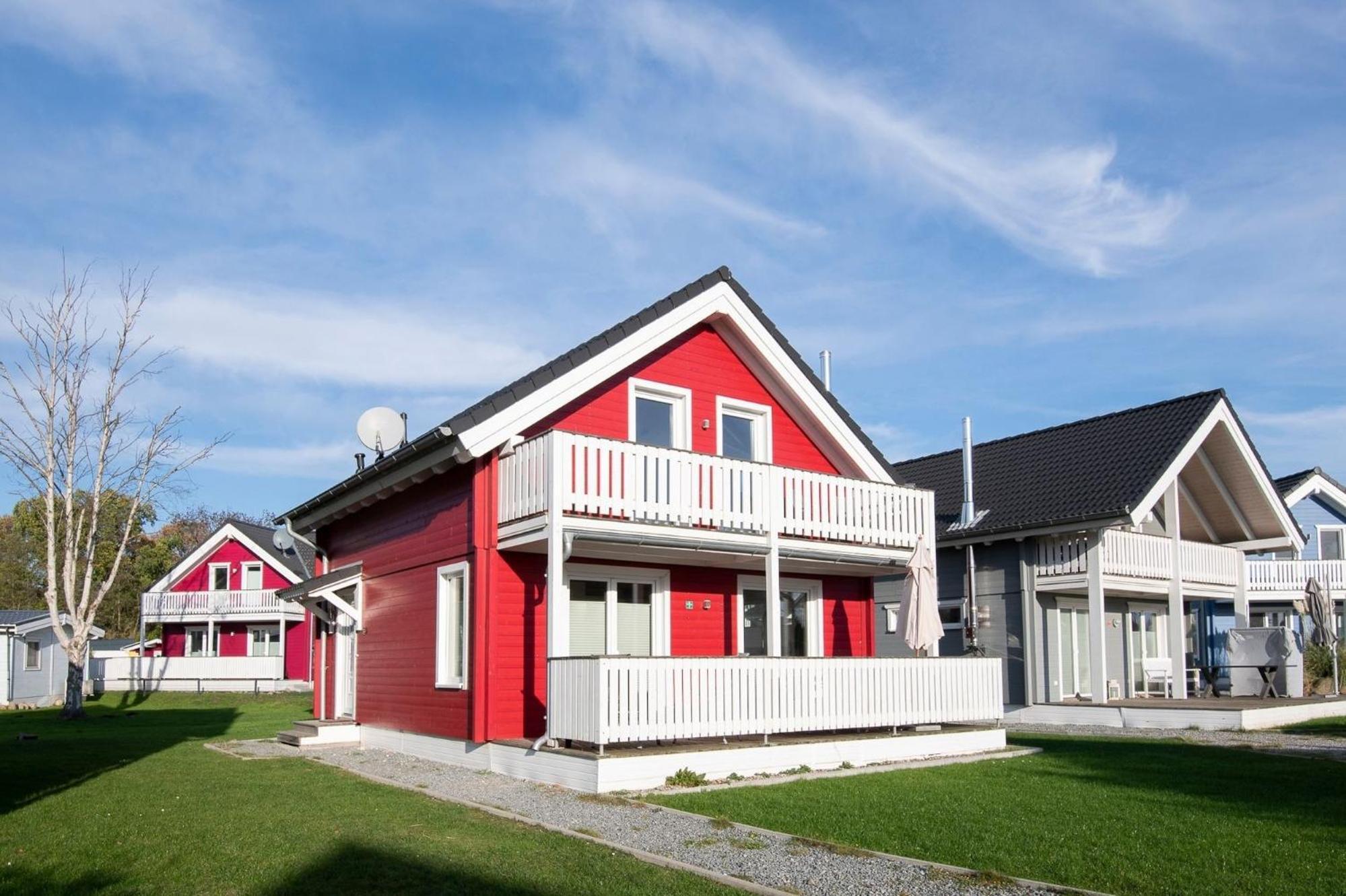 Seepark Suessau Ferienhaus Seerose 3 Buitenkant foto